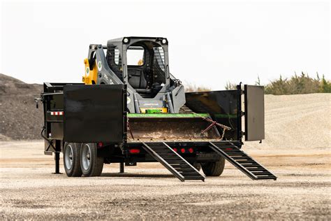 14000 skid steer trailer|pj skid steer dump trailer.